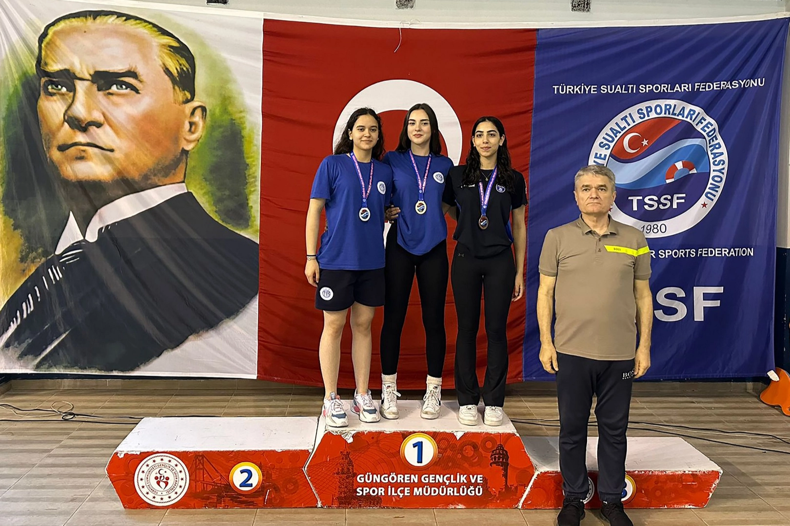 İstanbul Beylikdüzü'nden 3 Türkiye Şampiyonu