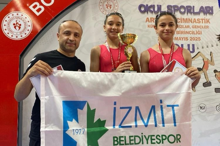 İzmitli genç cimnastikçiler Türkiye ikincisi