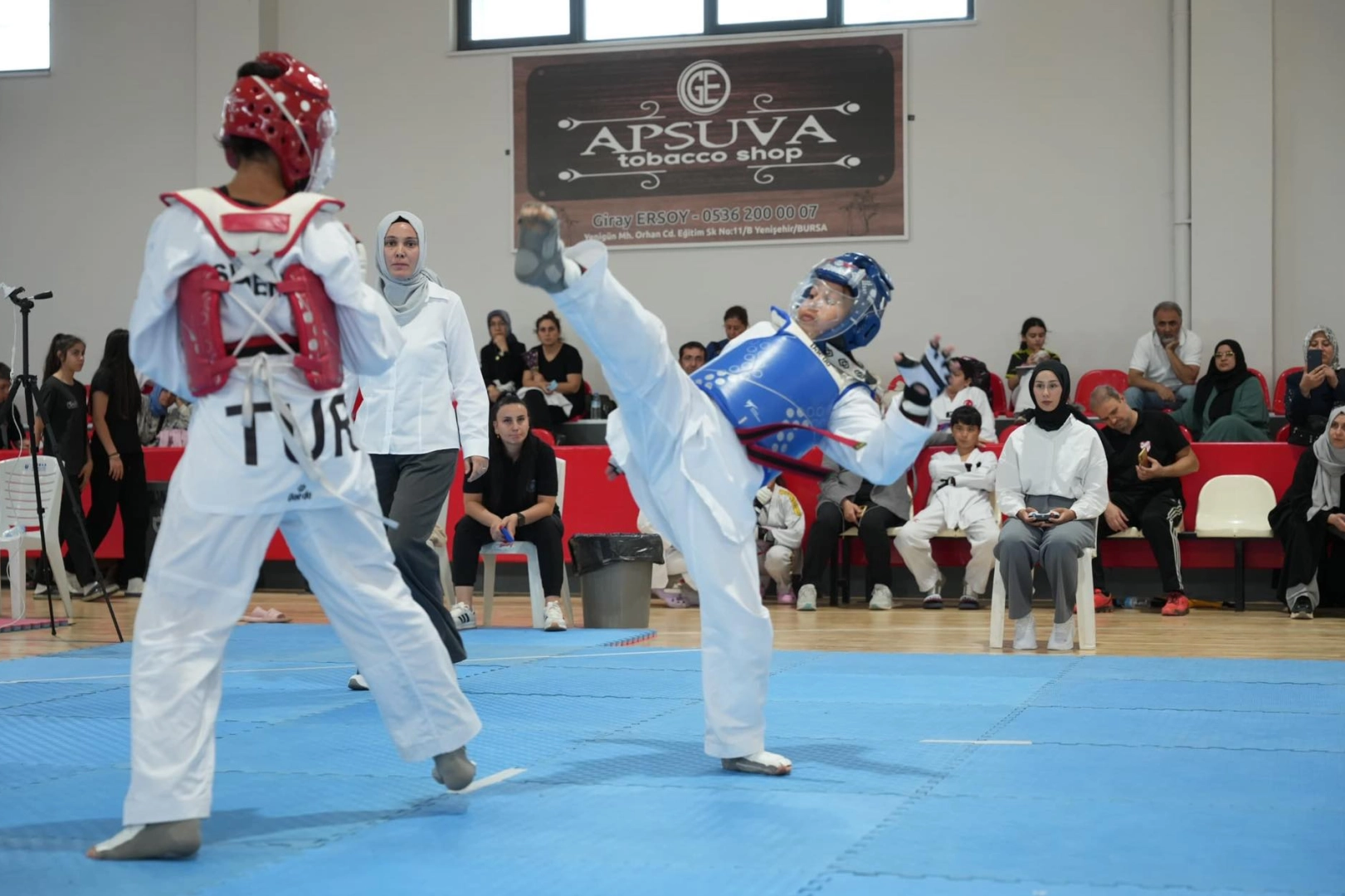 Minikler taekwondoya Bursa Yenişehir ev sahipliği yaptı